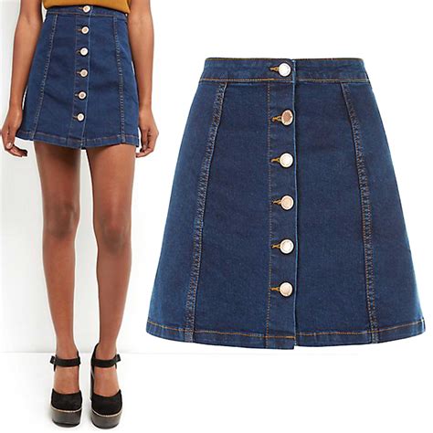 givenchy blue pleated skirt|Skirt in denim .